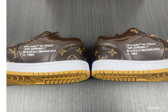 CASE) Top Low (WITH WHITE-LouiV AIR -LouiV O-W 1 JORDAN 1106